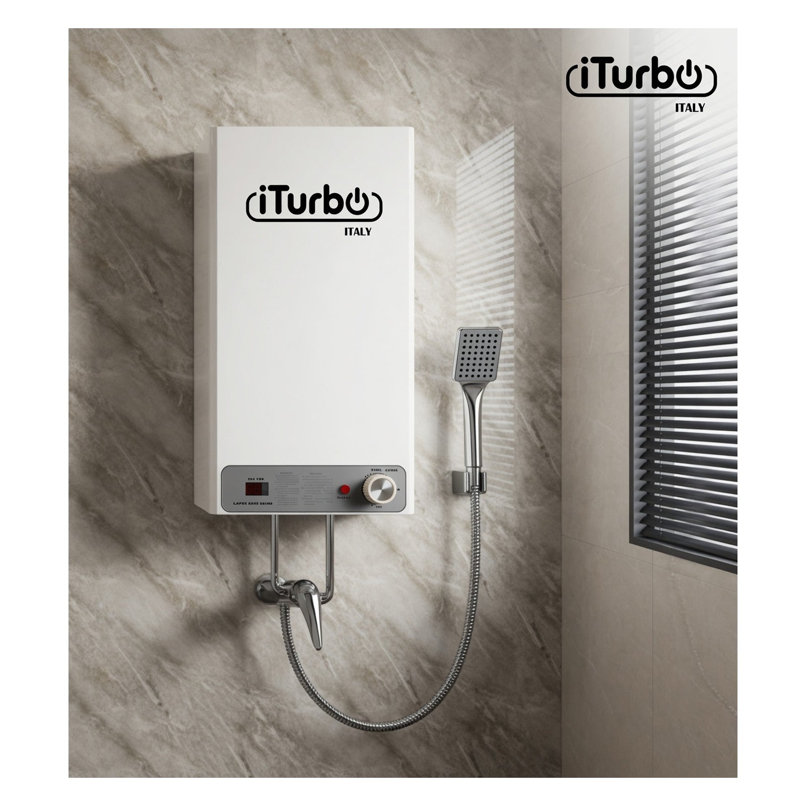 iTurbo IT-25 22L super thin low pressure water heater bathroom